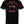 Back of Bucked Graphic Tee in black showcasing large cowboy riding a bucking horse graphic with 