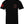 Front of Bucked Graphic Tee in black featuring small Allegiance chest logo and American flag sleeve print.