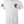 Front of Cowboy Tee in white featuring small skeleton cowboy head graphic and American flag printed on the sleeve.