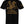 Back of Dead Cowboy Graphic Tee in black showcasing large golden skeleton cowboy riding a horse with 