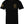 Front of Dead Cowboy Graphic Tee in black featuring small skeleton cowboy graphic and American flag sleeve print.