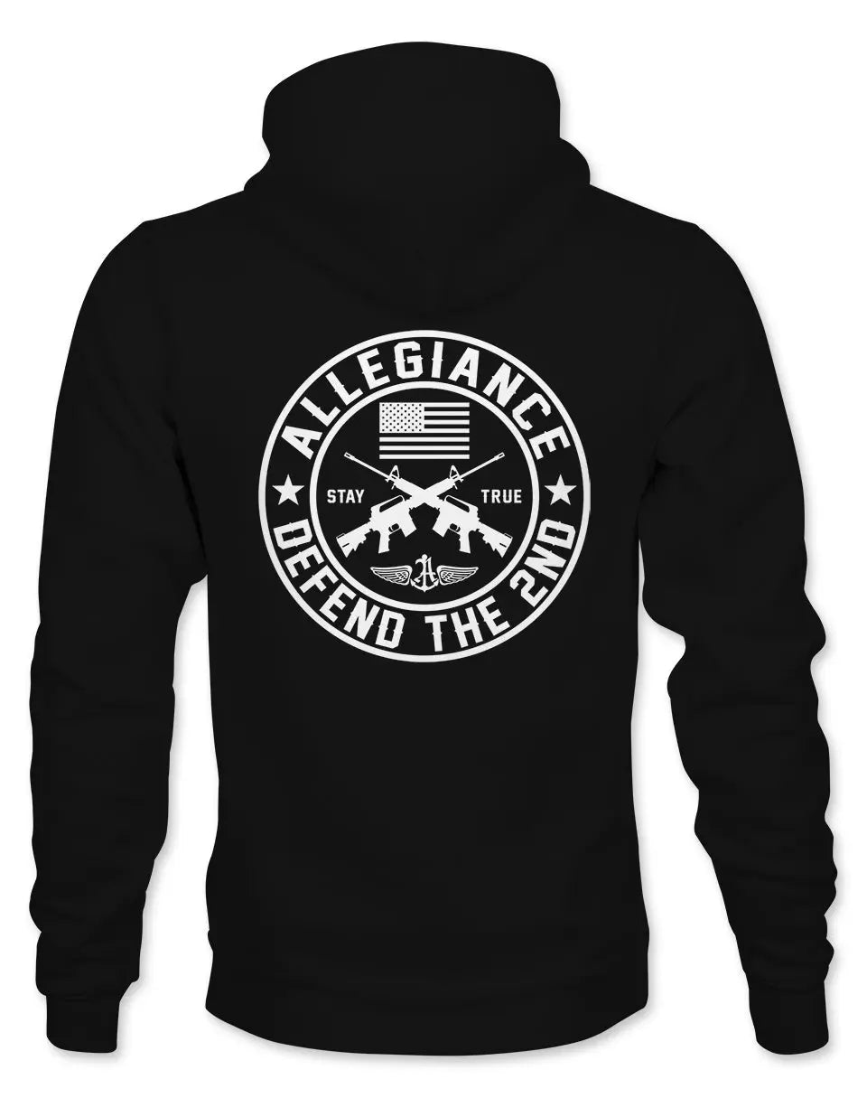 Defend the 2nd Zip Up Hood - Allegiance Clothing