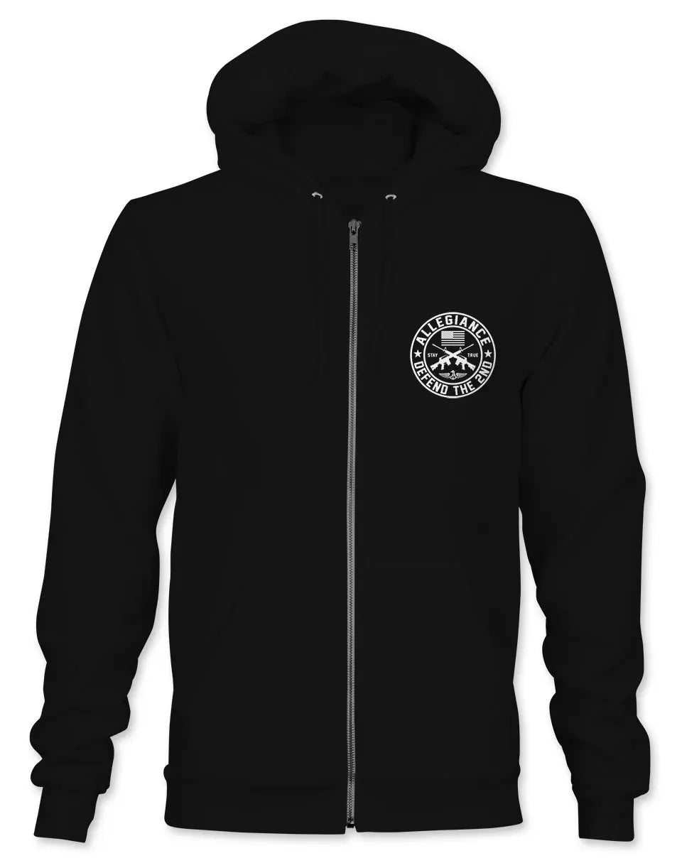 Defend the 2nd Zip Up Hood - Allegiance Clothing