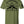 Back of Don't Tread Premium Tee in OD Green featuring large Don't Tread On Me graphic