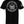 Large patriotic eagle seal with rifles and the words 'In God We Trust Allegiance' printed on the back of a black tee