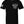Front of Freedom Eagle Tee in black featuring small eagle chest graphic and American flag on the sleeve.