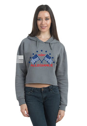Liberty Cropped Hoodie ALLEGIANCE CLOTHING