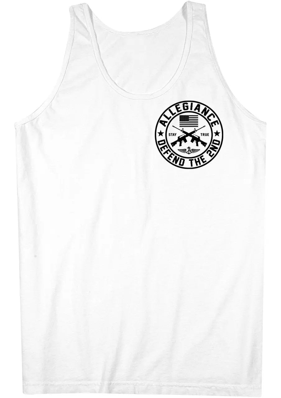 Defend the Second Back Hit Tank Top ALLEGIANCE CLOTHING