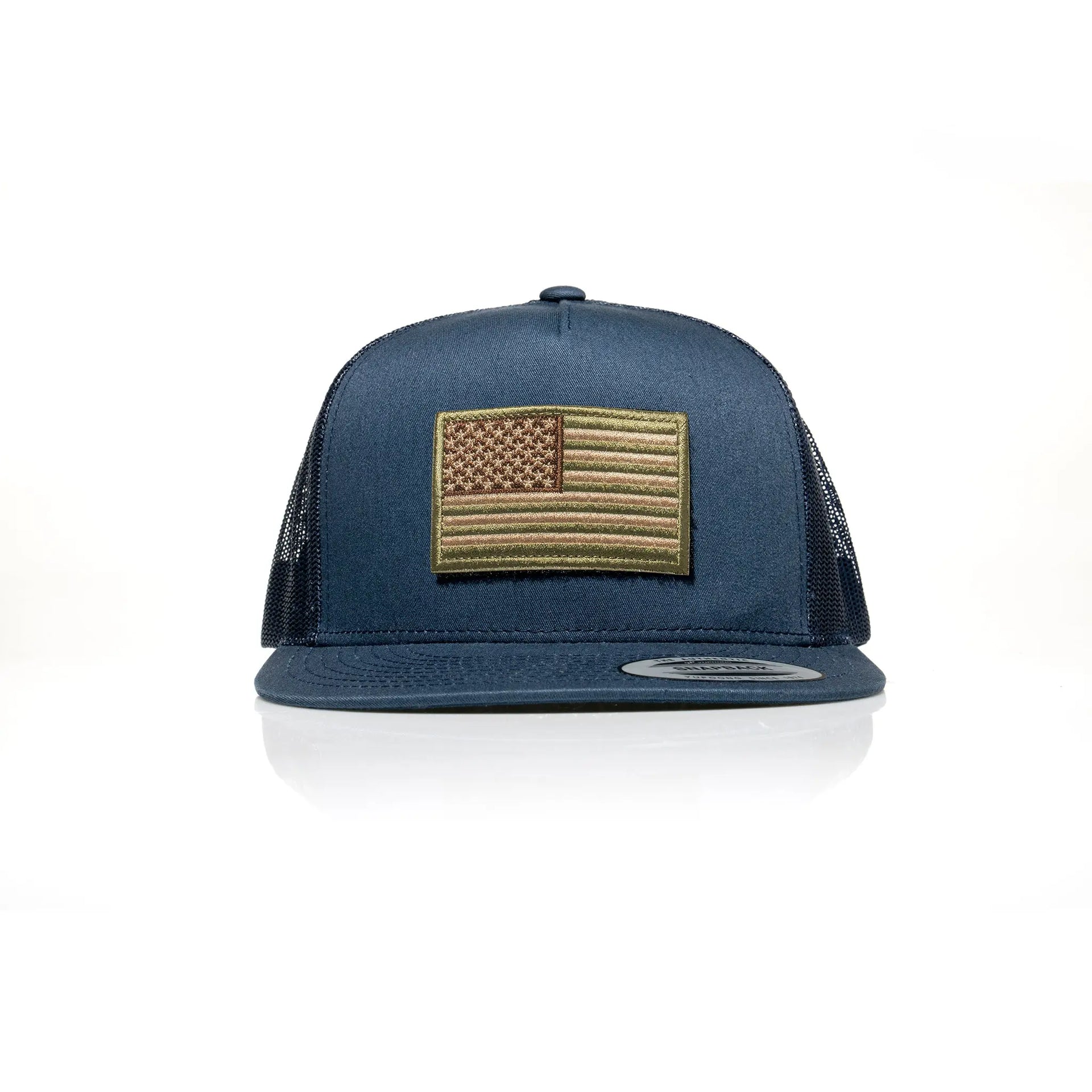 USA Tan Flag Patch Trucker - Allegiance Clothing
