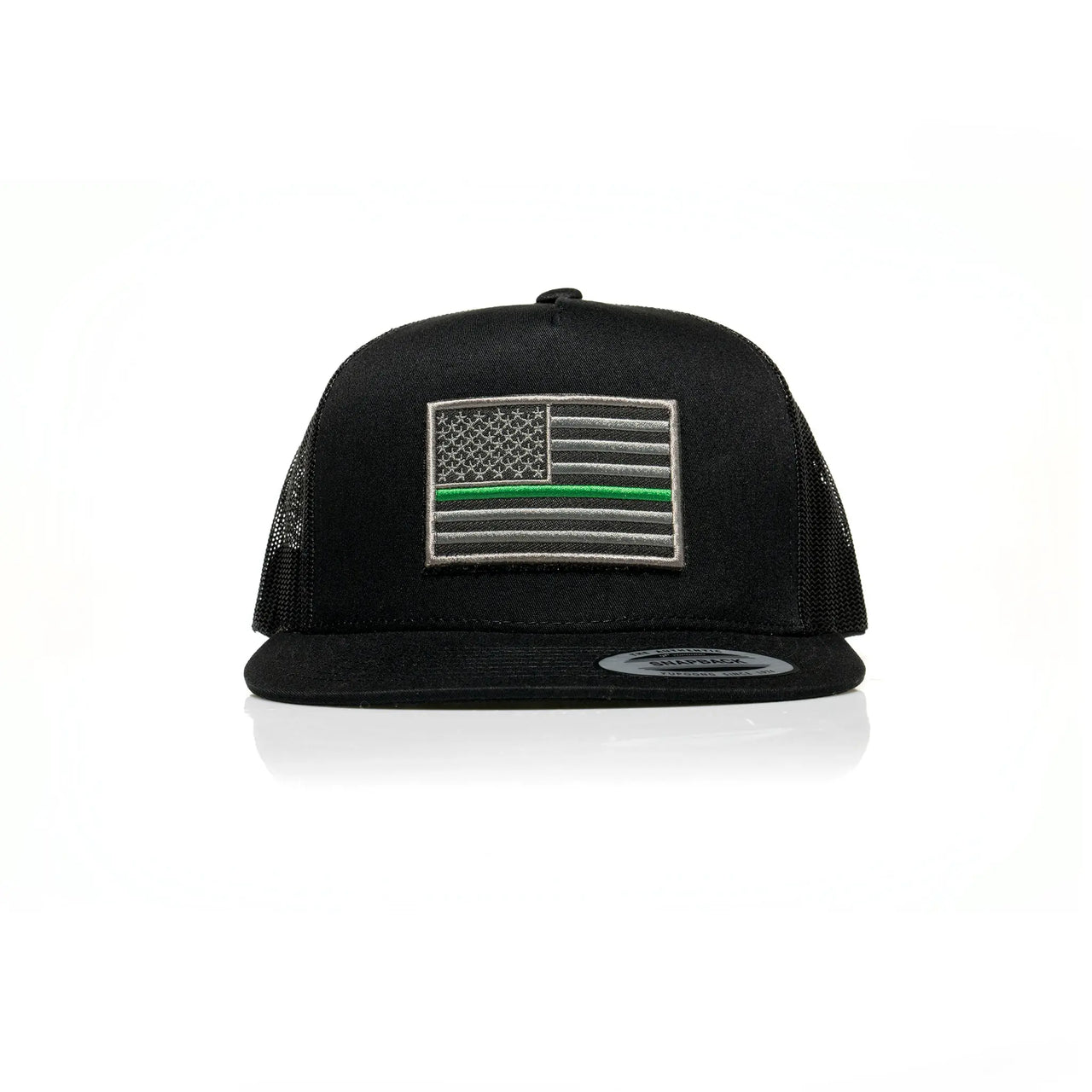 Thin Green Line Patch Trucker